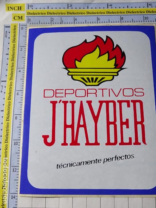 Adesivi di collezione: PEGATINA DE MARCAS DE ROPA. DEPORTIVOS J'HAYBER TENIS ZAPATILLAS DEPORTIVAS. 115