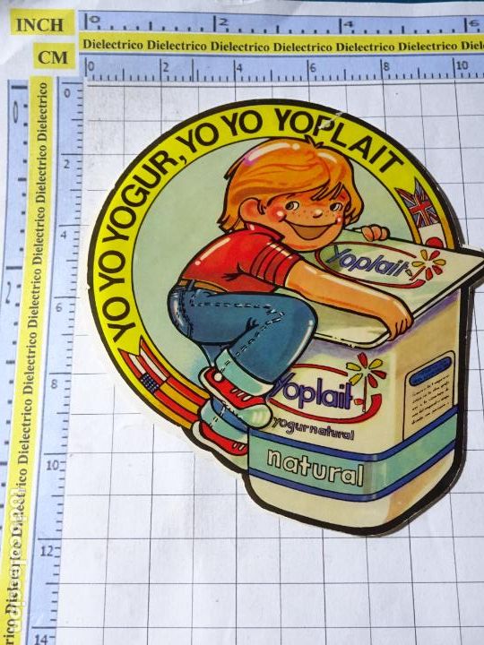 Pegatinas de colecci&oacute;n: PEGATINA YOGURES YOPLAIT. 129