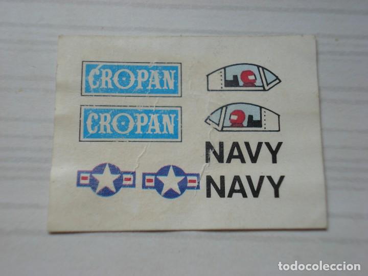 Pegatinas de colecci&oacute;n: Cromos Adhesivo Pegatina Avi&oacute;n Aviones Bombardero Naval E.E.U.U. U.S.A. Cropan A&ntilde;os 80
