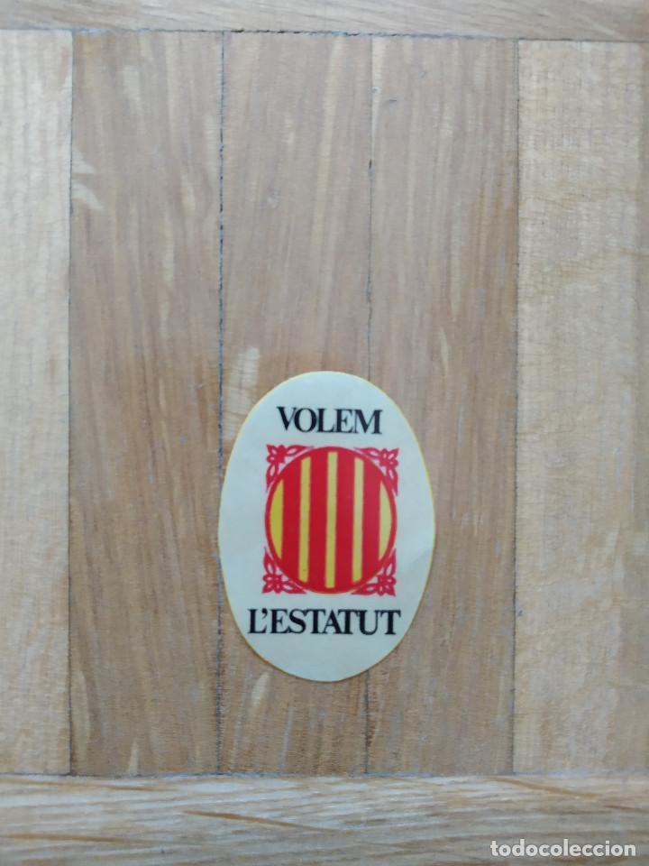 Pegatinas de colecci&oacute;n: PEGATINA POLITICA VOLEM L`ESTATUT CATALUNYA CATALU&Ntilde;A. VER FOTOS