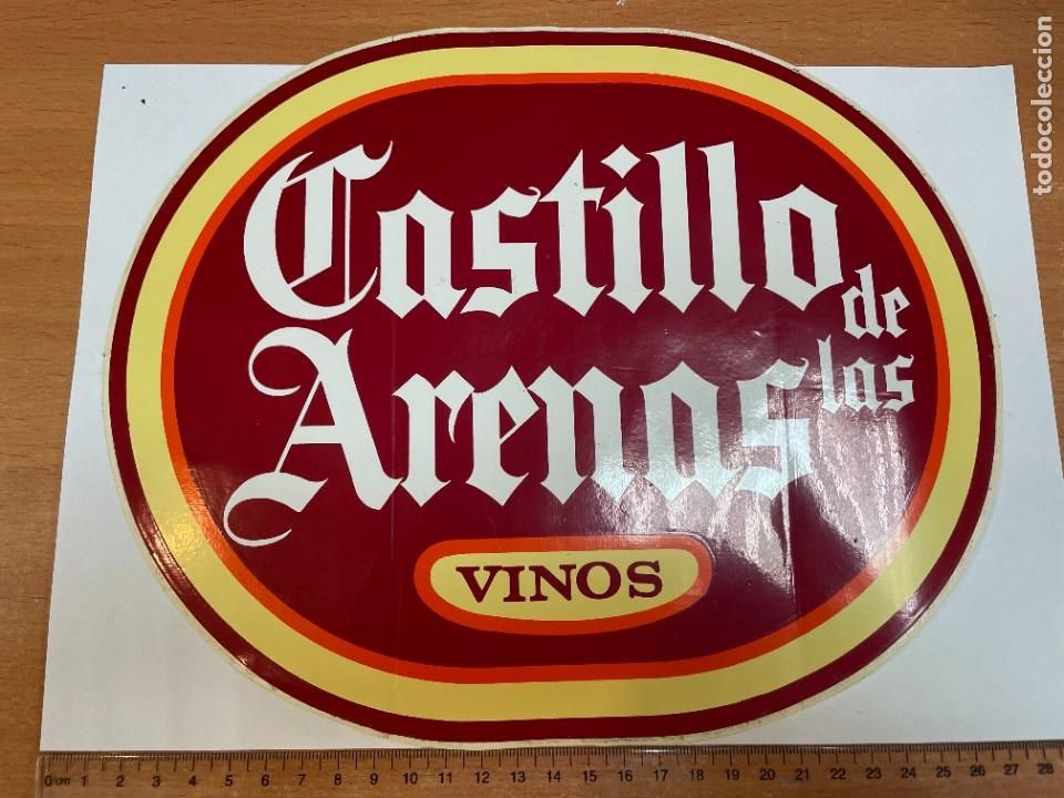 Collection stickers: PEGATINA. CASTILLO DE LAS ARENAS. VINOS. TDKC5