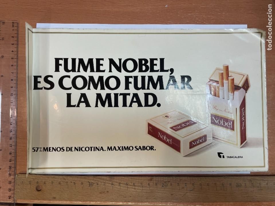Collection stickers: PEGATINA. FUME NOBEL. ES COMO FUMAR LA MITAD. TDKC5