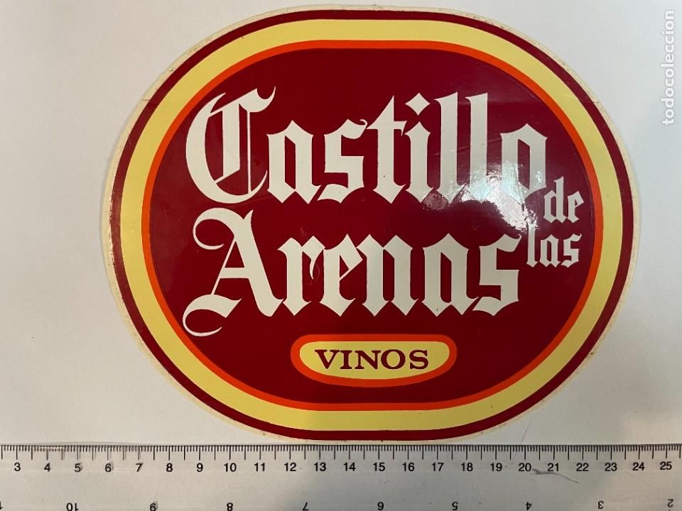 Collection stickers: PEGATINA. CASTILLO DE LAS ARENAS. VINOS. TDKC5. HOJA10