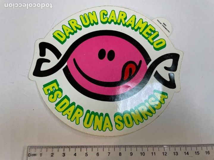 Collection stickers: PEGATINA. DAR UN CARAMELO ES REGALAR UNA SONRISA. TDKC5. HOJA3