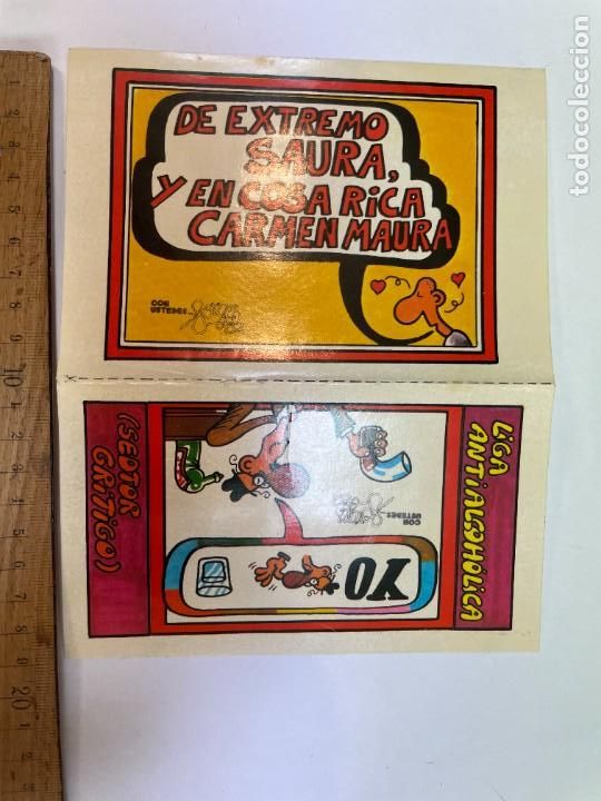 Autocolantes de cole&ccedil;&atilde;o: PEGATINA. FORGES. FORGES 82. DE EXTREMO SAURA Y EN COSA RICA CARMEN MAURA. TDKC5. HOJA6