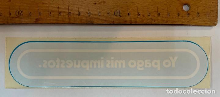 Autocolantes de cole&ccedil;&atilde;o: PEGATINA. YO PAGO MIS IMPUESTOS. TDKC5. HOJA10