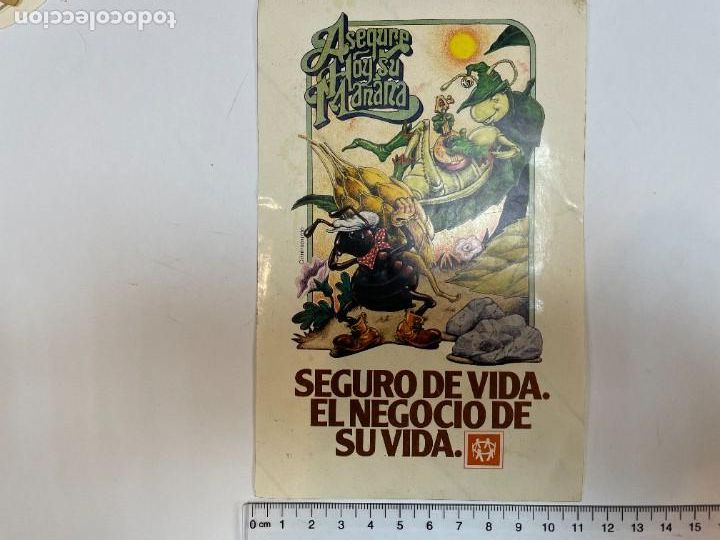 Collection stickers: PEGATINA. SEGURO DE VIDA. EL NEGOCIO DE SU VIDA. TDKC5. HOJA6