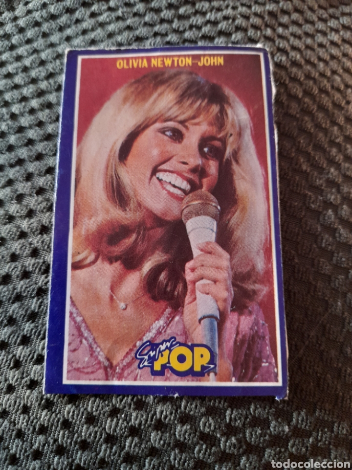 Pegatinas de colecci&oacute;n: PEGATINA REVISTA SUPER POP OLIVIA NEWTON JHON SIN PEGAR