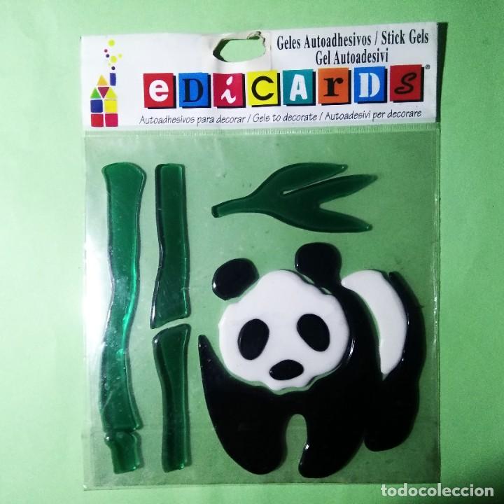 Pegatinas de colecci&oacute;n: PEGATINAS DECORATIVAS GEL.PARA CRISTAL,CUBOS.ETC. SUPERFICIES NO POROSAS A&Ntilde;OS 90 . NUEVO PRECINTADO