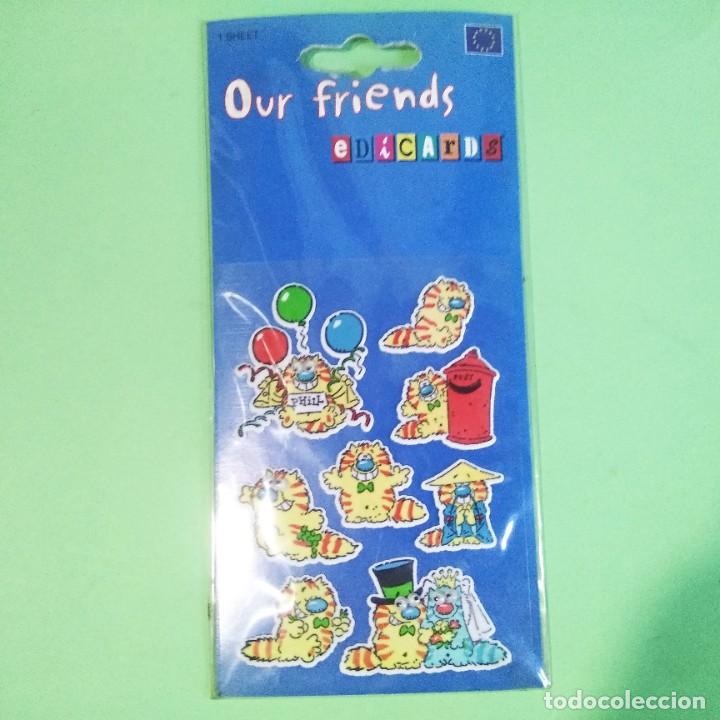 Autocollants de collection: PEGATINAS . GATITOS AMIGOS . CON OJITOS . NUEVO PRECINTADO