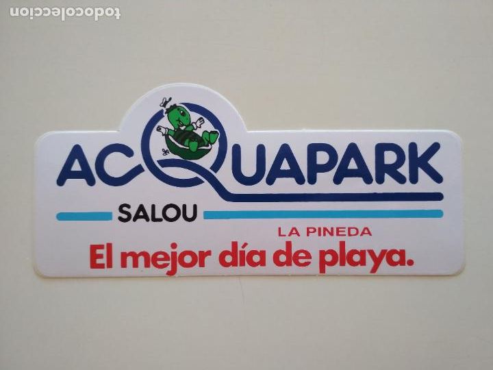 Autocolantes de cole&ccedil;&atilde;o: PEGATINA ADHESIVO AQUAPARK SALOU