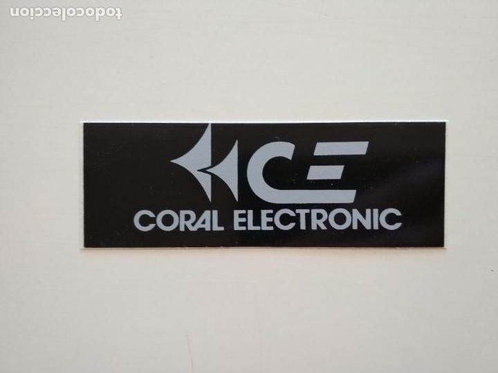 Autocolantes de cole&ccedil;&atilde;o: PEGATINA ADHESIVO CORAL ELECTRONIC