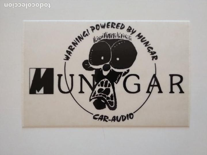 Autocolantes de cole&ccedil;&atilde;o: PEGATINA ADHESIVO MUNGAR CAR AUDIO