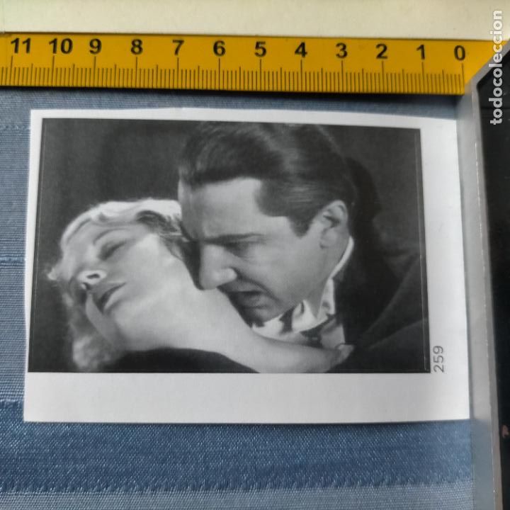Pegatinas de colecci&oacute;n: PEGATINA CROMO ADHESIVO - TROQUELADA - CINE DRACULA HELEN CHANDLER - BELA LUGOSI