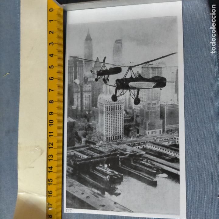 Pegatinas de colecci&oacute;n: PEGATINA CROMO ADHESIVO - TROQUELADA - NEW YORK EL AUTOGIRO - AVION HELICOPTERO AVIONETA