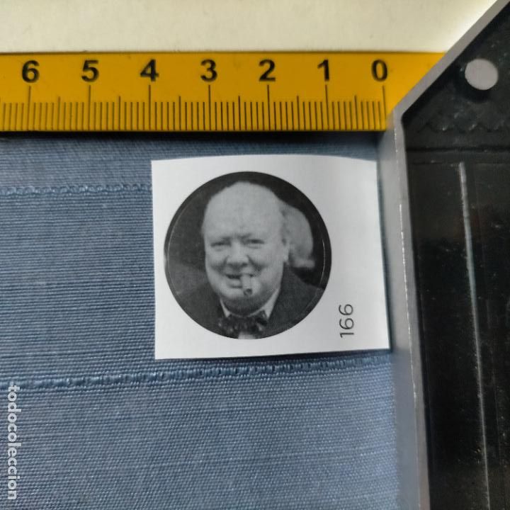 Pegatinas de colecci&oacute;n: PEGATINA CROMO ADHESIVO - TROQUELADA - PRIMER MINISTRO DE REINO UNIDO WINSTON CHURCHILL