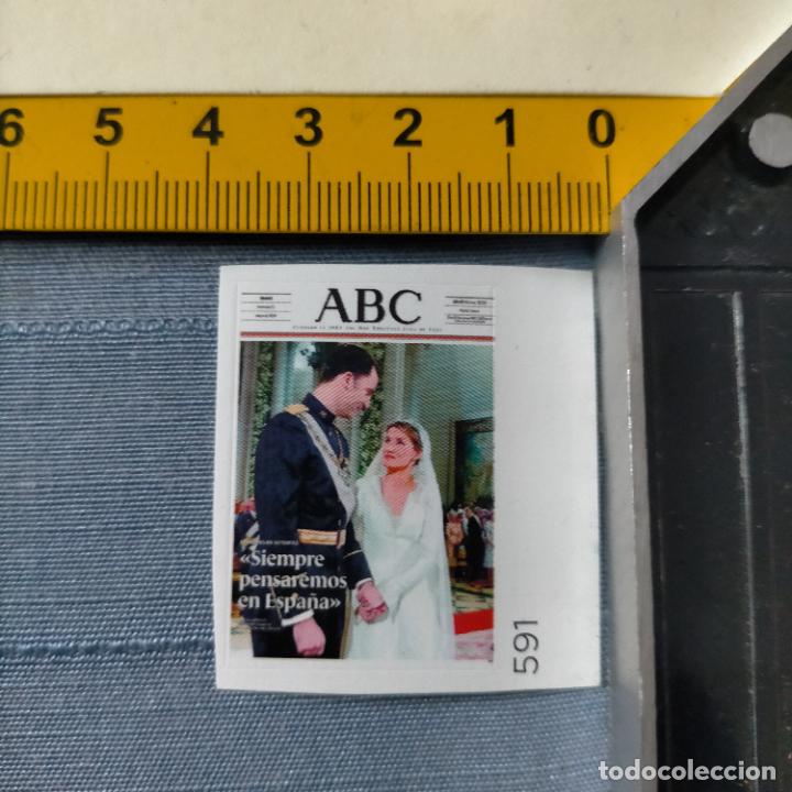 Pegatinas de colecci&oacute;n: PEGATINA CROMO ADHESIVO - TROQUELADA - BODA PRINCIPE FELIPE PRINCESA LETICIA . REYES DE ESPA&Ntilde;A