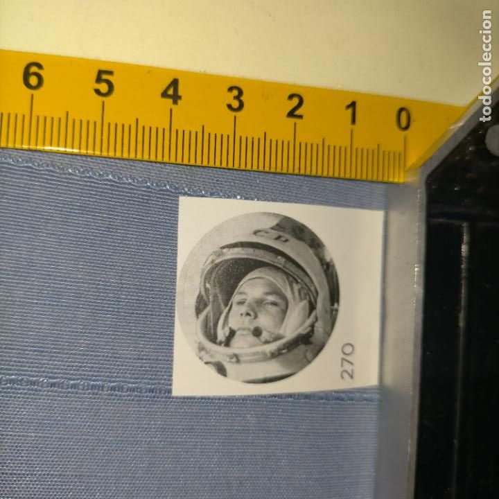Pegatinas de colecci&oacute;n: PEGATINA CROMO ADHESIVO - TROQUELADA - ASTRONAUTA SOVIETICO YURI GAGARIN