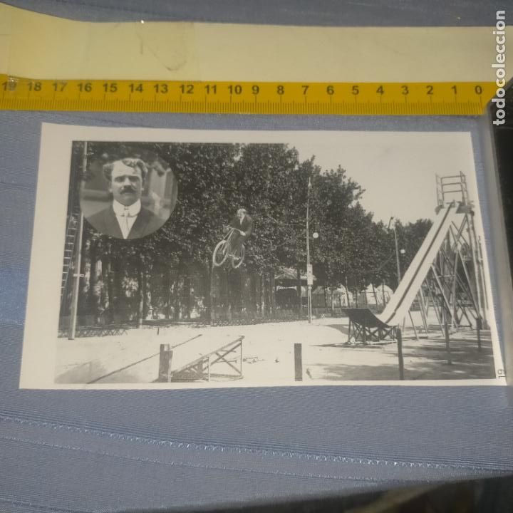 Collection stickers: PEGATINA CROMO ADHESIVO - TROQUELADA - CIRCO LA FLECHA HUMANA - SALTO DE LA MUERTE EN BICICLETA