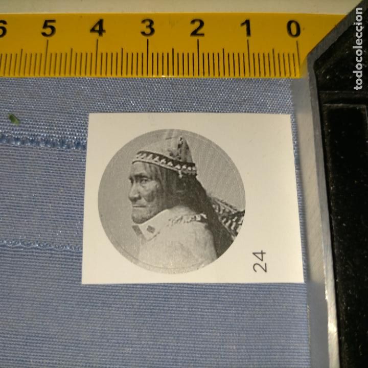Collection stickers: PEGATINA CROMO ADHESIVO - TROQUELADA - JEFE DE LOS INDIOS APACHES NORTEAMERICANO GERONIMO