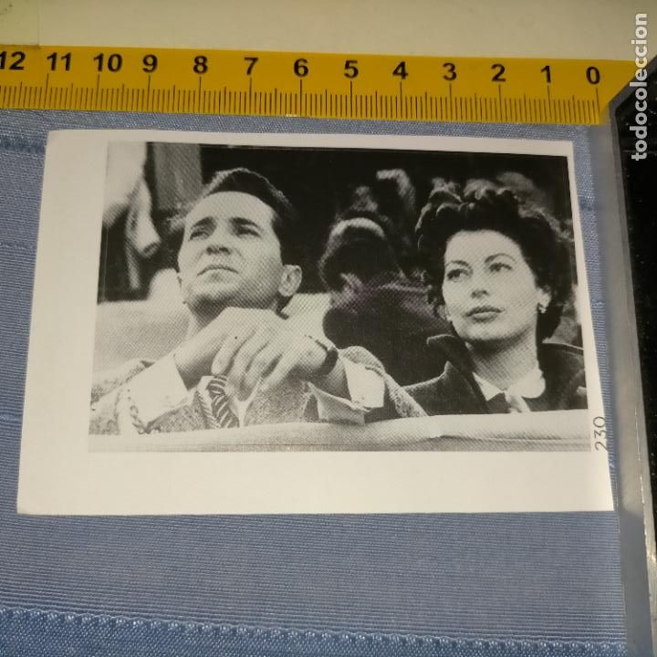 Collection stickers: PEGATINA CROMO ADHESIVO - TROQUELADA - CINE AVA GARDNER Y LUIS MIGUEL DOMINGUIN