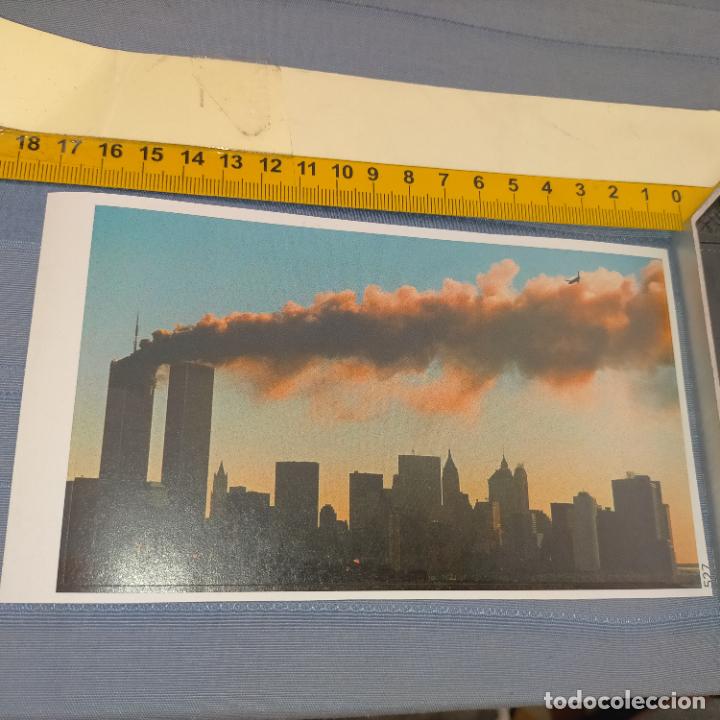 Sammlung von Aufklebern: PEGATINA CROMO ADHESIVO - TROQUELADA - ATENTADO AVION TORRES GEMELAS TERRORISTA TERRORISMO