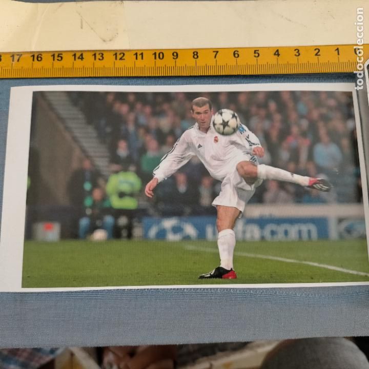Sammlung von Aufklebern: PEGATINA CROMO ADHESIVO - TROQUELADA - FUTBOL REAL MADRID COPA ERUOPA ZIZOU
