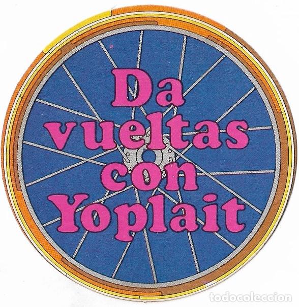 Pegatinas de colecci&oacute;n: ADHESIVO PEGATINA DA VUELTAS CON YOPLAIT - 7,4 CM