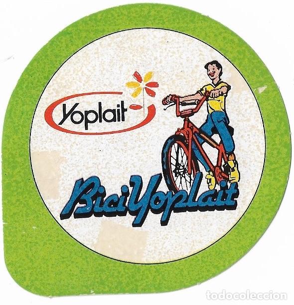 Pegatinas de colecci&oacute;n: ADHESIVO PEGATINA BICI YOPLAIT - 7,4 CM