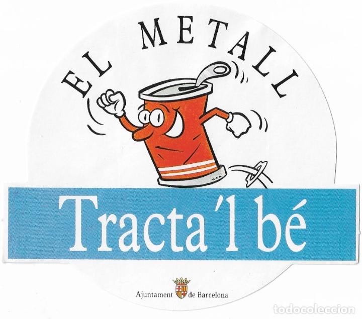 Pegatinas de colecci&oacute;n: ADHESIVO PEGATINA EL METALL TRACTA'L BE - 12,1 X 10,5 CM