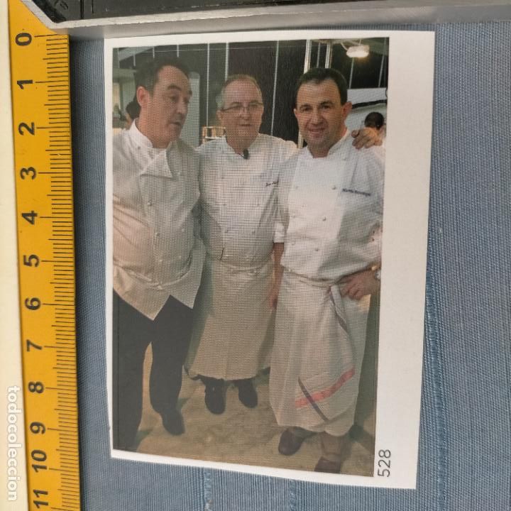 Pegatinas de colecci&oacute;n: PEGATINA CROMO ADHESIVO - TROQUELADA - COCINEROS ARZAK FERRAN ADRIA BERASATEGUI