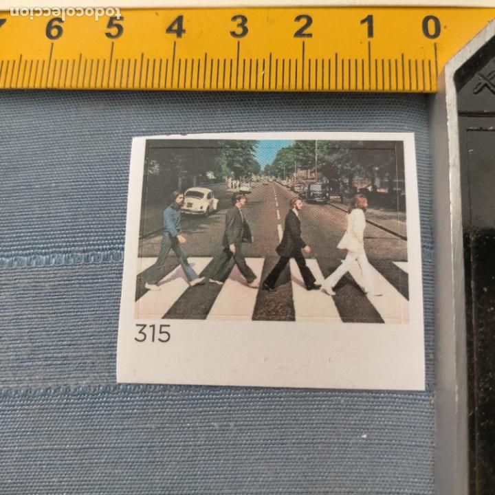 Pegatinas de colecci&oacute;n: PEGATINA CROMO ADHESIVO - TROQUELADA - MUSICA GRUPO MUSICAL THE BEATLES LOS