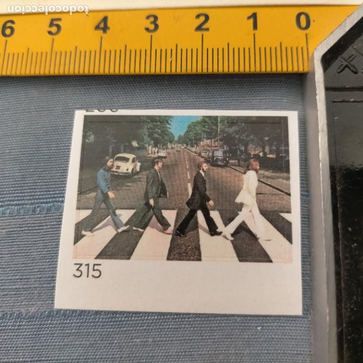 Pegatinas de colecci&oacute;n: PEGATINA CROMO ADHESIVO - TROQUELADA - MUSICA GRUPO MUSICAL THE BEATLES LOS