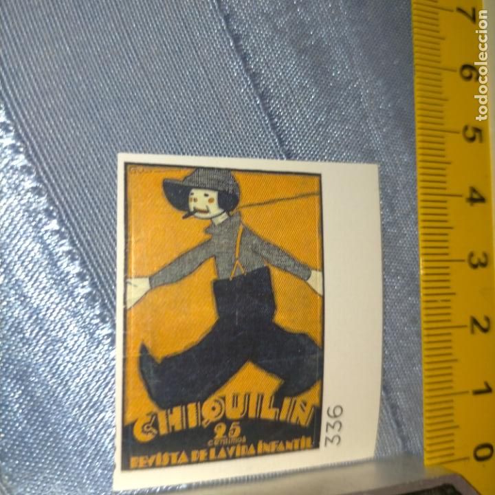 Collection stickers: PEGATINA CROMO ADHESIVO - TROQUELADA - publicidad chiquilin vida infantil
