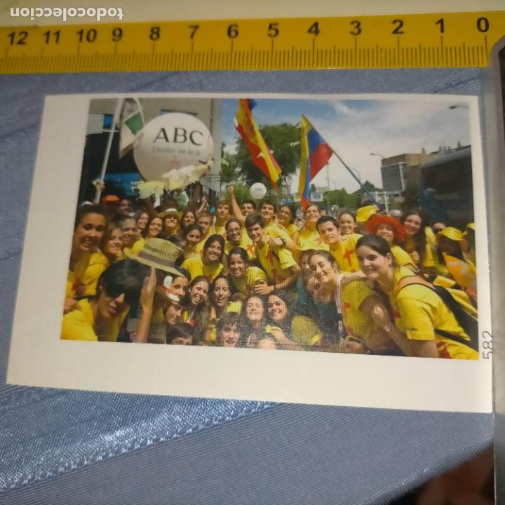 Sammlung von Aufklebern: PEGATINA CROMO ADHESIVO - TROQUELADA - visita del papa espa&ntilde;a madrid 2 millones jornada juvenil