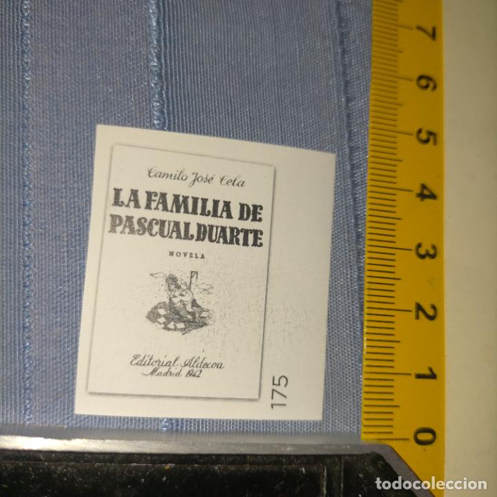 Sammlung von Aufklebern: PEGATINA CROMO ADHESIVO - TROQUELADA - camilo jose cela la famila pascual duarte novela