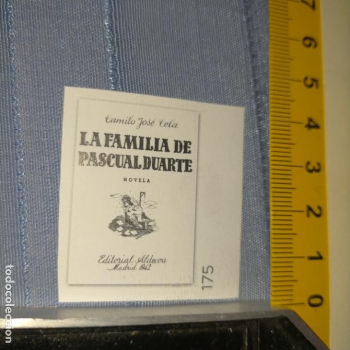 Sammlung von Aufklebern: PEGATINA CROMO ADHESIVO - TROQUELADA - camilo jose cela la famila pascual duarte novela