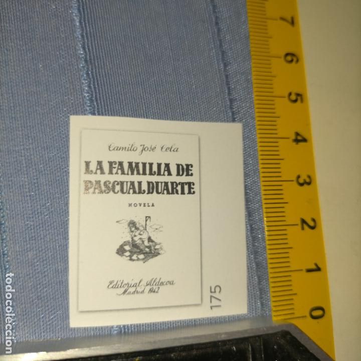 Pegatinas de colecci&oacute;n: PEGATINA CROMO ADHESIVO - TROQUELADA - camilo jose cela la famila pascual duarte novela