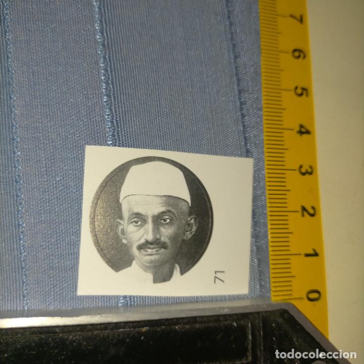 Pegatinas de colecci&oacute;n: PEGATINA CROMO ADHESIVO - TROQUELADA - lider nacionalista indio gandhi mohandas karamchand