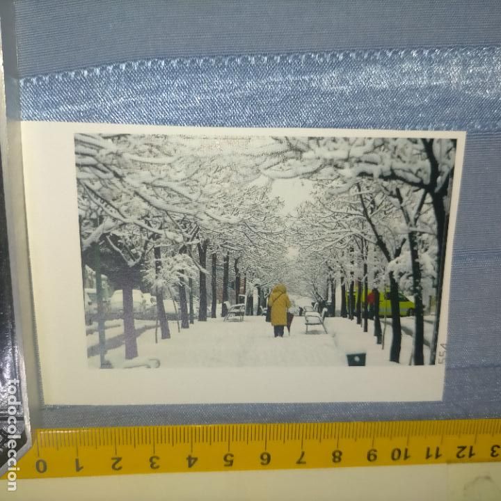 Pegatinas de colecci&oacute;n: PEGATINA CROMO ADHESIVO - TROQUELADA - MADRID NEVADO