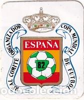 Autocollants de collection: PEGATINA ESPA&Ntilde;A&acute;82 : REAL COMITE ORGANIZADOR DE LA COPA MUNDIAL DE FUTBOL 1982