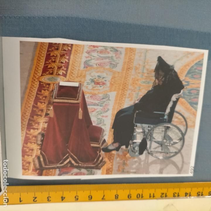 Sammlung von Aufklebern: PEGATINA CROMO ADHESIVO - TROQUELADA - maria mercedes de borbon en silla de ruedas