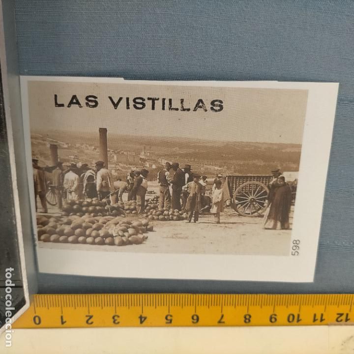 Pegatinas de colecci&oacute;n: PEGATINA CROMO ADHESIVO - TROQUELADA - fruteros ambulantes antiguo puesto de melones las vistillas