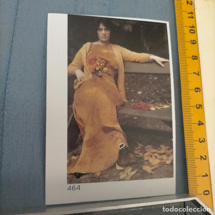 Pegatinas de colecci&oacute;n: PEGATINA CROMO ADHESIVO - TROQUELADA - moda fortuny y madrazo