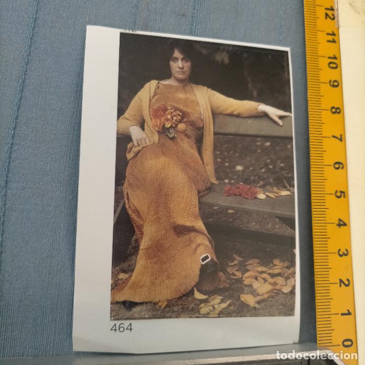 Pegatinas de colecci&oacute;n: PEGATINA CROMO ADHESIVO - TROQUELADA - moda fortuny y madrazo
