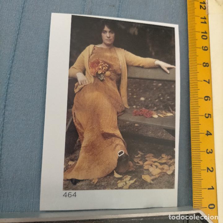 Pegatinas de colecci&oacute;n: PEGATINA CROMO ADHESIVO - TROQUELADA - moda fortuny y madrazo