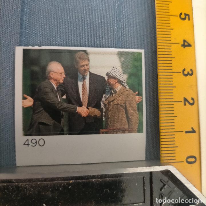 Autocolantes de cole&ccedil;&atilde;o: PEGATINA CROMO ADHESIVO - TROQUELADA - Yasser Arafat - bill clintoN - politica