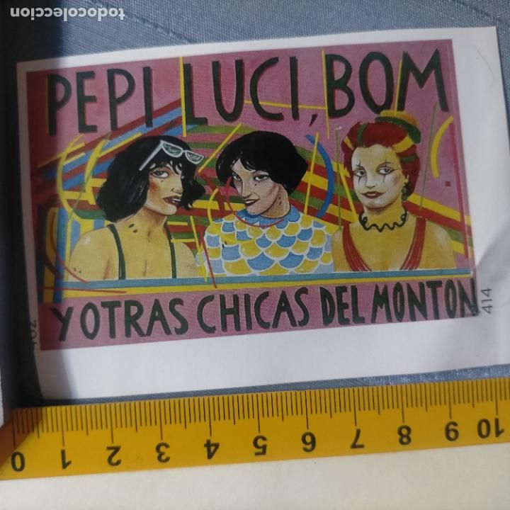 Autocolantes de cole&ccedil;&atilde;o: PEGATINA CROMO ADHESIVO - TROQUELADA - CINE PEPO LUCI BOM Y OTRAS CHICAS DEL MONTON