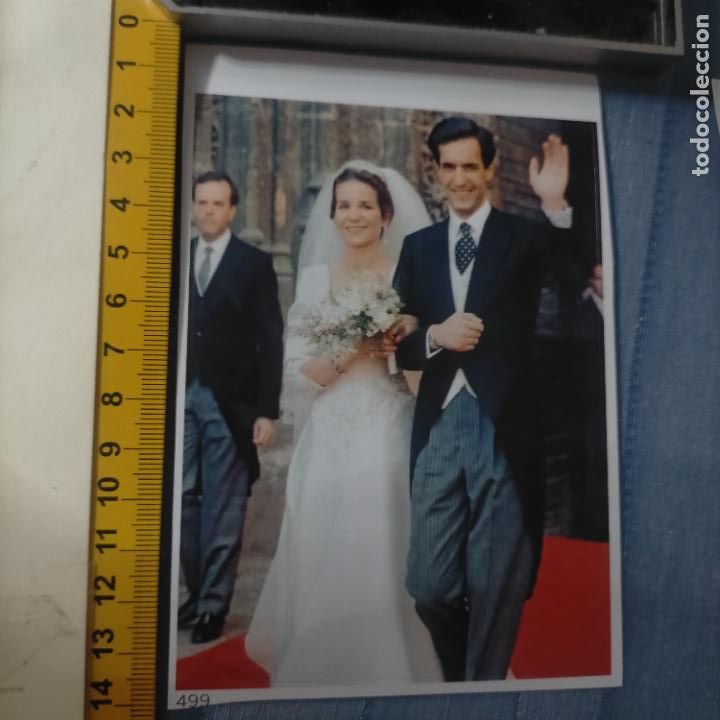 Autocolantes de cole&ccedil;&atilde;o: PEGATINA CROMO ADHESIVO - TROQUELADA - BODA INFANTA ELENA DE BORBON Y JAIME DE MARICHALAR
