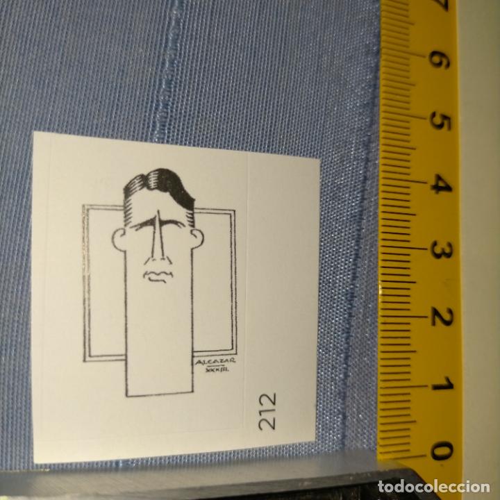 Sammlung von Aufklebern: PEGATINA CROMO ADHESIVO - TROQUELADA - caricatura de gorostiza por alcazar